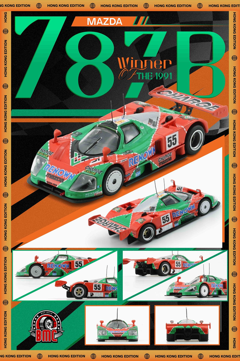 AUTOart 1:18 scale MAZDA 787B #55, 24h LeMans Winner 1991