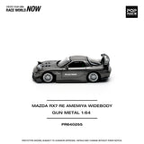 *PREORDER* Pop Race 1:64 Mazda RX-7 (FD3S) RE-Amemiya in Gun Metal