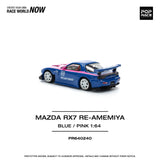 *PREORDER* Pop Race 1:64 Mazda RX-7 (FD3S) RE-Amemiya in Blue / Pink