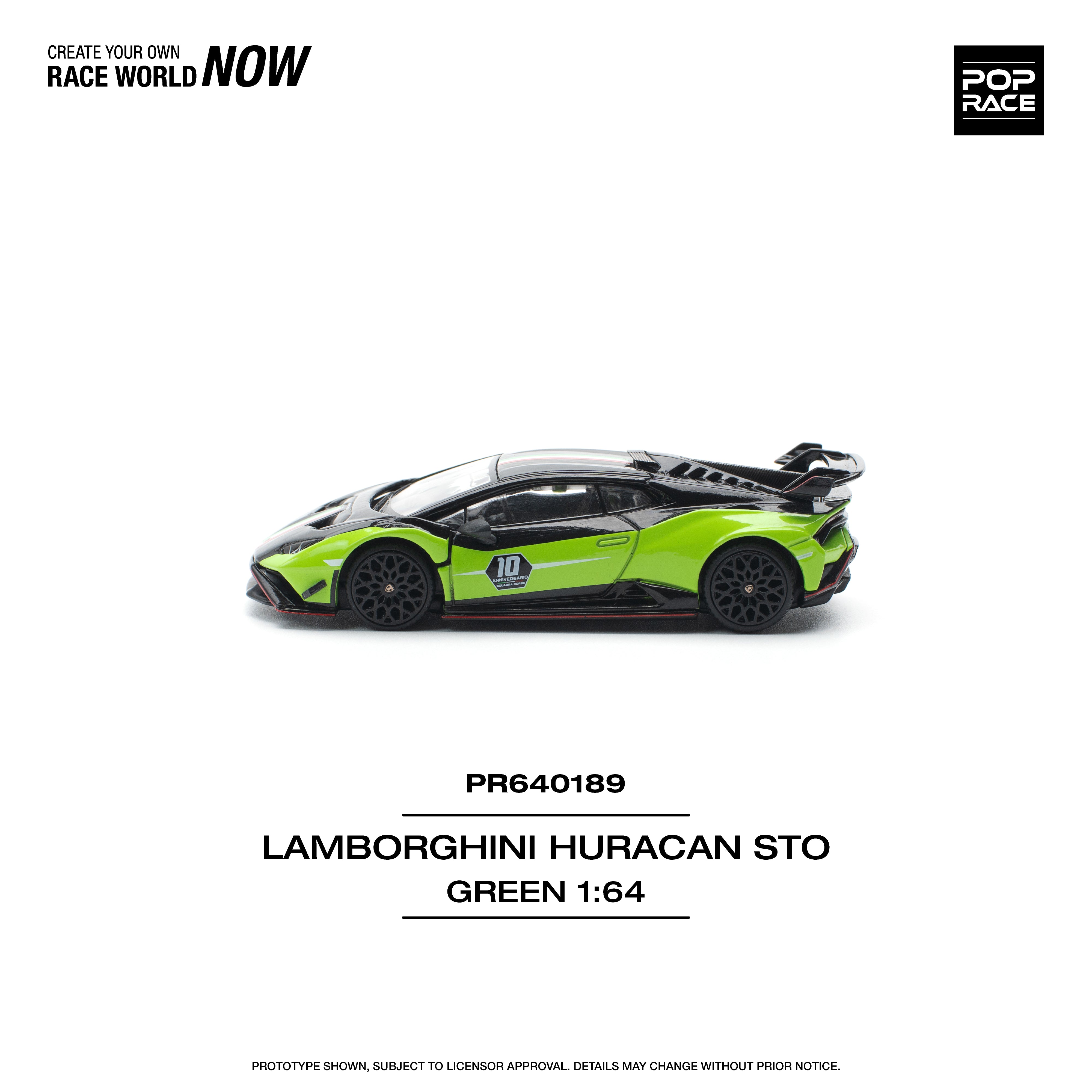 PREORDER* Pop Race 1:64 Lamborghini Huracan STO (LP640-2) 10th