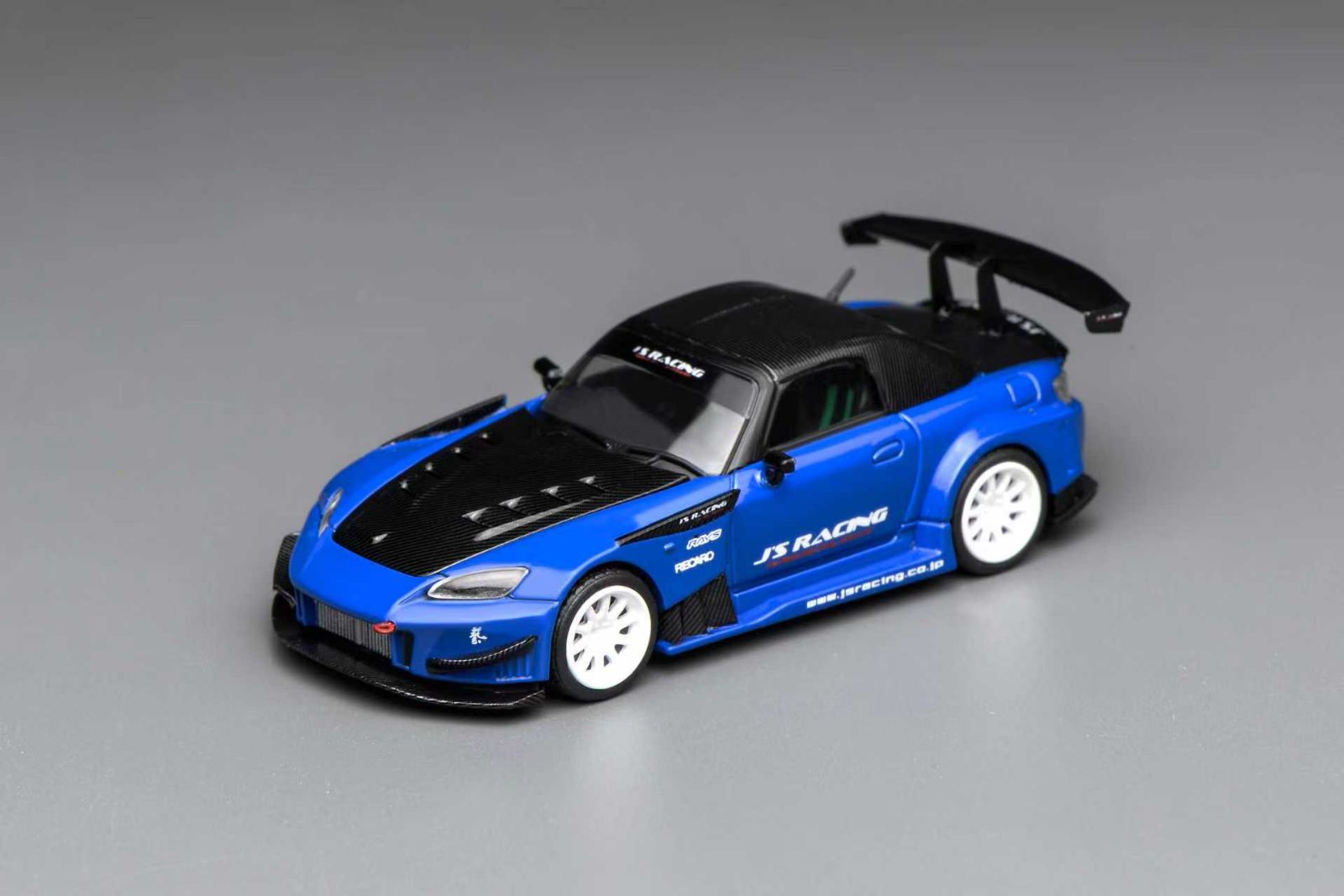 PREORDER*MotorHelix 1:64 Honda S2000 J's Racing in Apex Blue Pearl