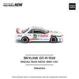 *PREORDER* Pop Race 1:64 Nissan Skyline GT-R (R32) Macau Guia Race 1990 Winner