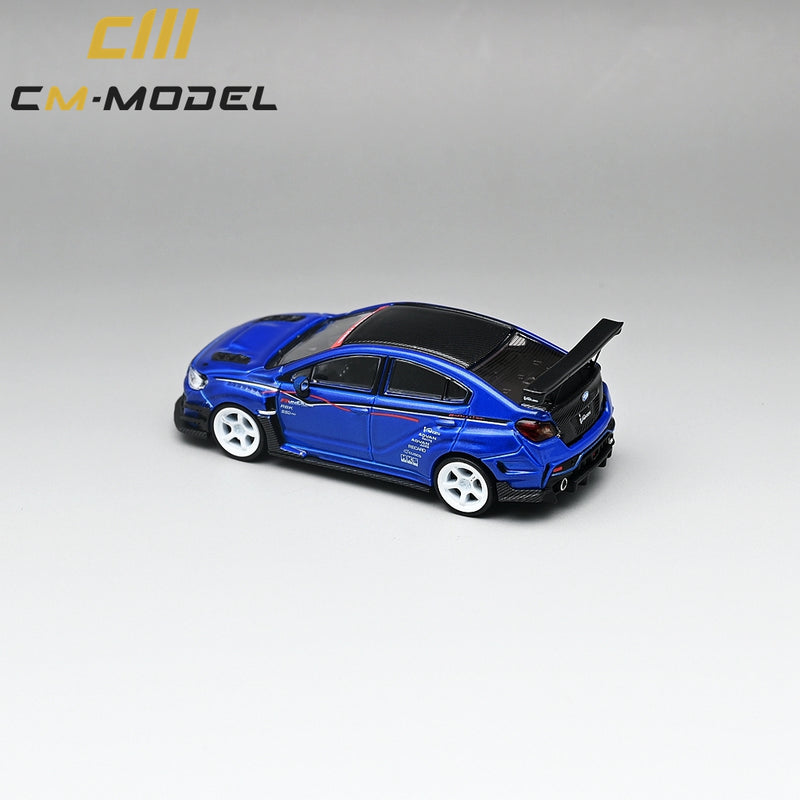 *PREORDER* CM Model 1:64 Subaru WRX STi S4 VAB Varis Edition in Blue