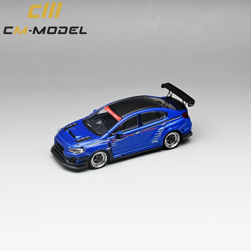 *PREORDER* CM Model 1:64 Subaru WRX STi S4 VAB Varis Edition in Blue