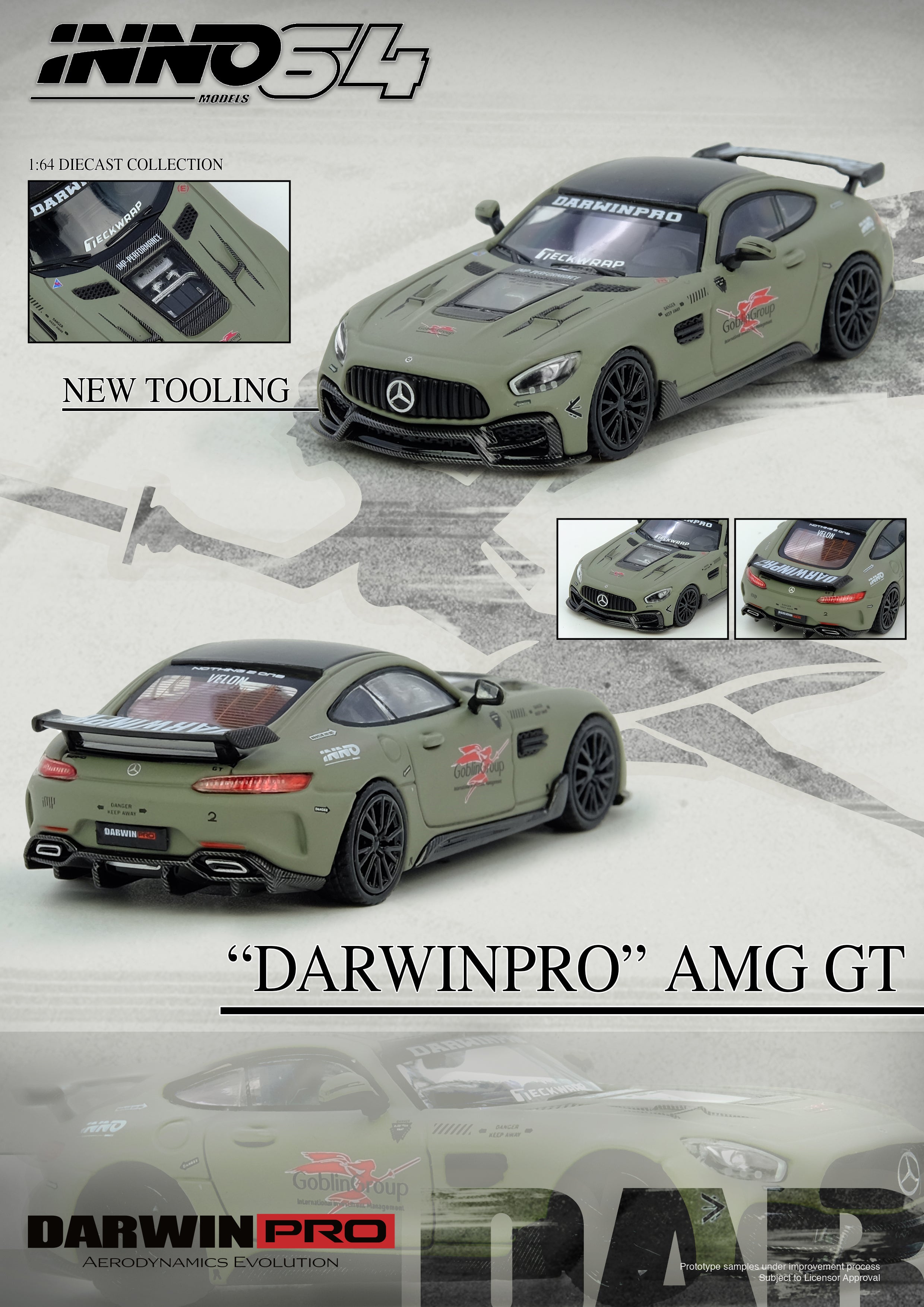 Ignition Model 1:18 Mercedes-Benz 190 PANDEM in Orange – Model