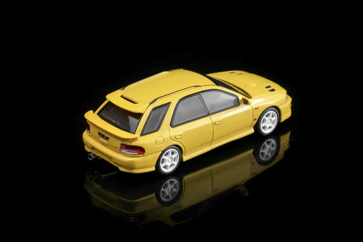 MotorHelix 1:64 Subaru Impreza Wagon WRX STi Ver. VI in Cashmere Yellow