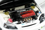 MotorHelix 1/18 Honda Civic Type-R (EK9) J's Racing in White