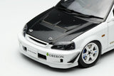 MotorHelix 1/18 Honda Civic Type-R (EK9) J's Racing in White