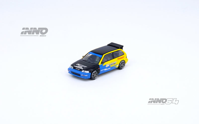 INNO64 1:64 Honda Civic (EF9) Spoon Livery Tuned by "TODA RACING Japan"