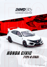 *PREORDER* INNO64 1:64 Honda Civic (FK8) Type-R in White