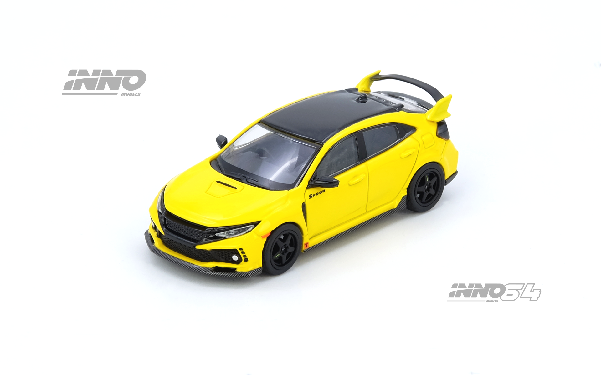 INNO64 1:64 Honda Civic Type- R (Fk8) in Yellow – Model Cars Houston