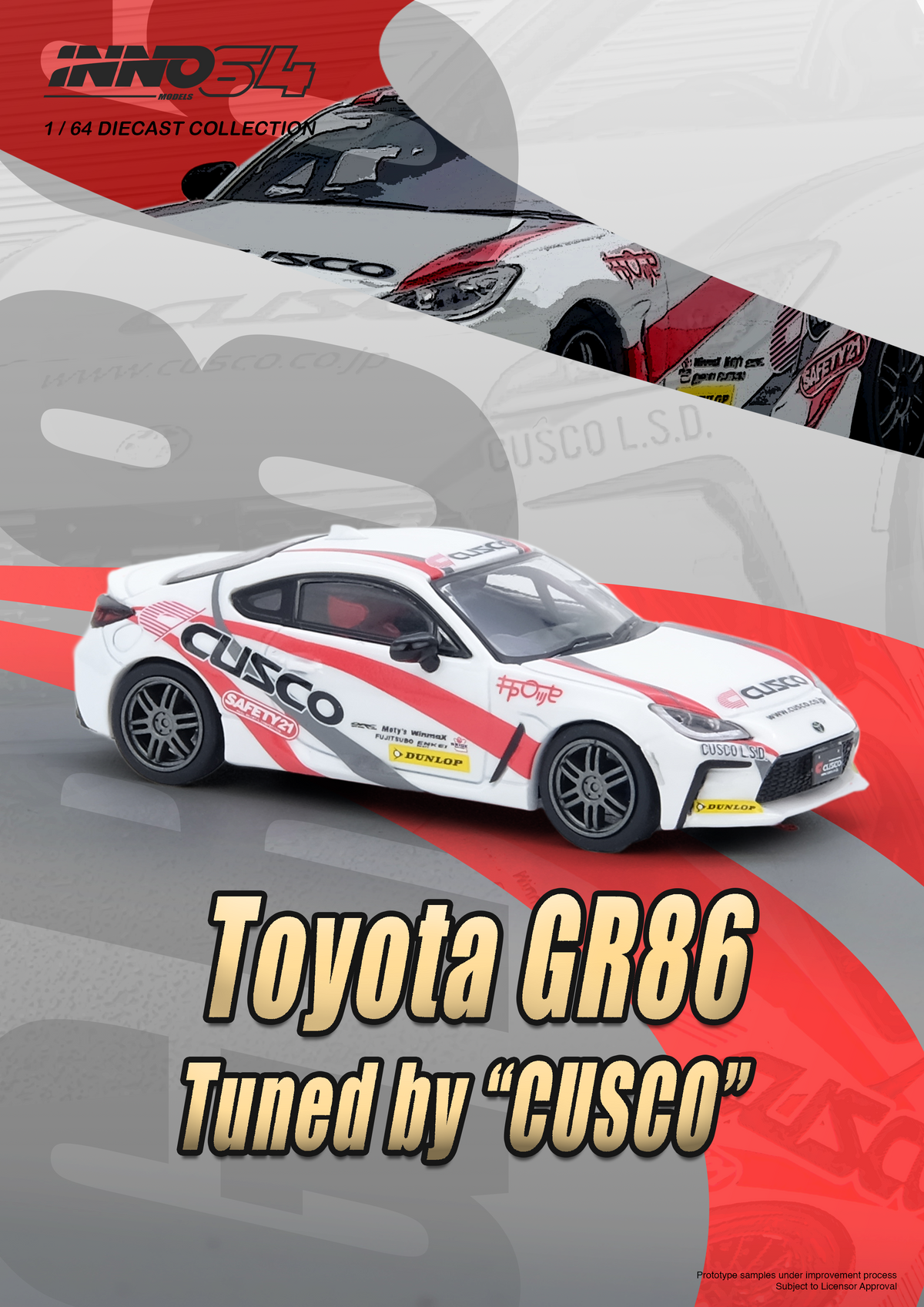 PREORDER INNO64 1 64 Toyota GR86 Tuned By CUSCO Edition Model preorder-inno64-1-64-toyota-gr86-tuned-by-cusco-edition-model