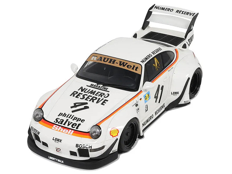 GT Spirit 1:18 Porsche RWB "Kato-San" #41 in White