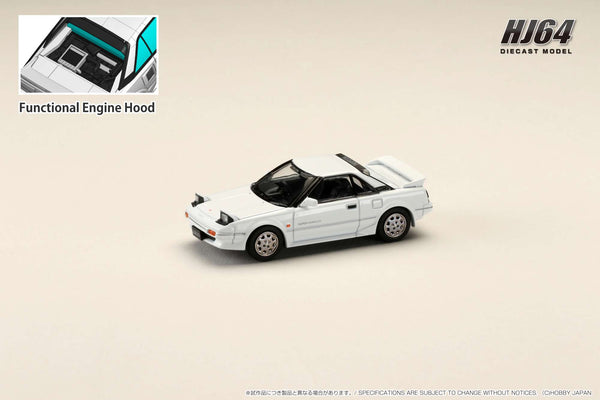 *PREORDER* Hobby Japan 1:64 Toyota MR2 1600G-Limited Supercharged 1986 in Super White II