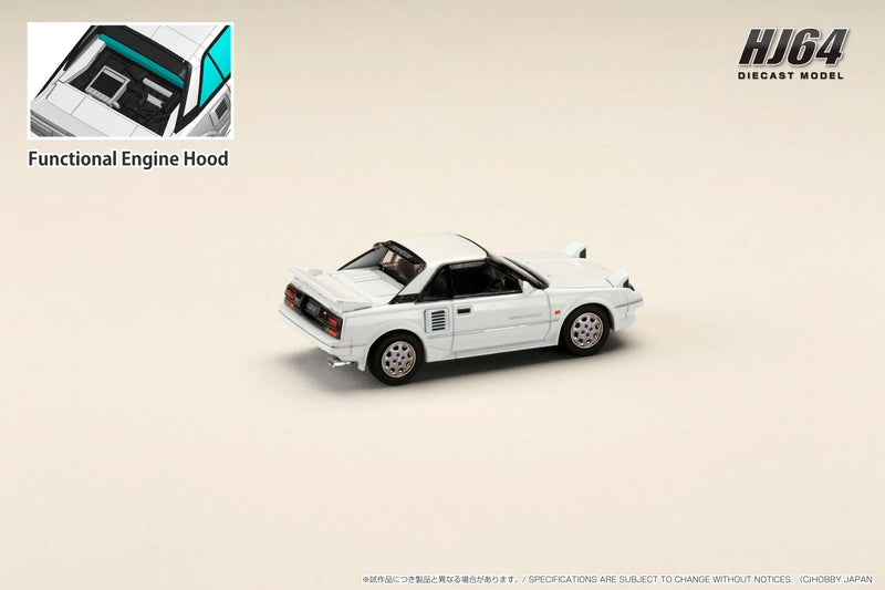 *PREORDER* Hobby Japan 1:64 Toyota MR2 1600G-Limited Supercharged 1986 in Super White II