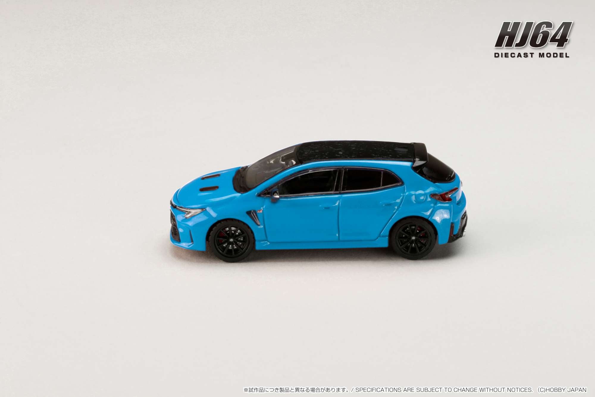 Hobby Japan 1:64 Toyota GR Corolla RZ in Cyan Metallic – Model