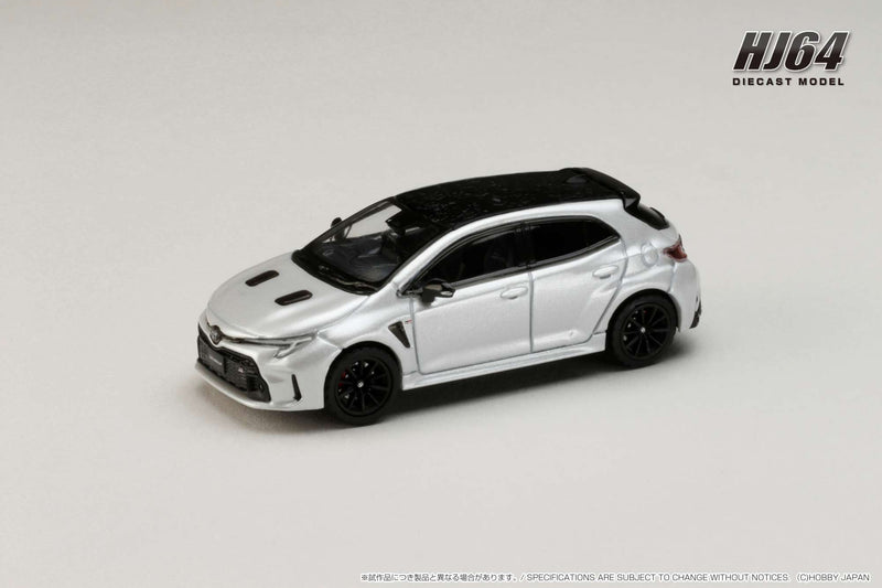 *PREORDER* Hobby Japan 1:64 Toyota GR Corolla RZ in Platinum White Pearl Mica