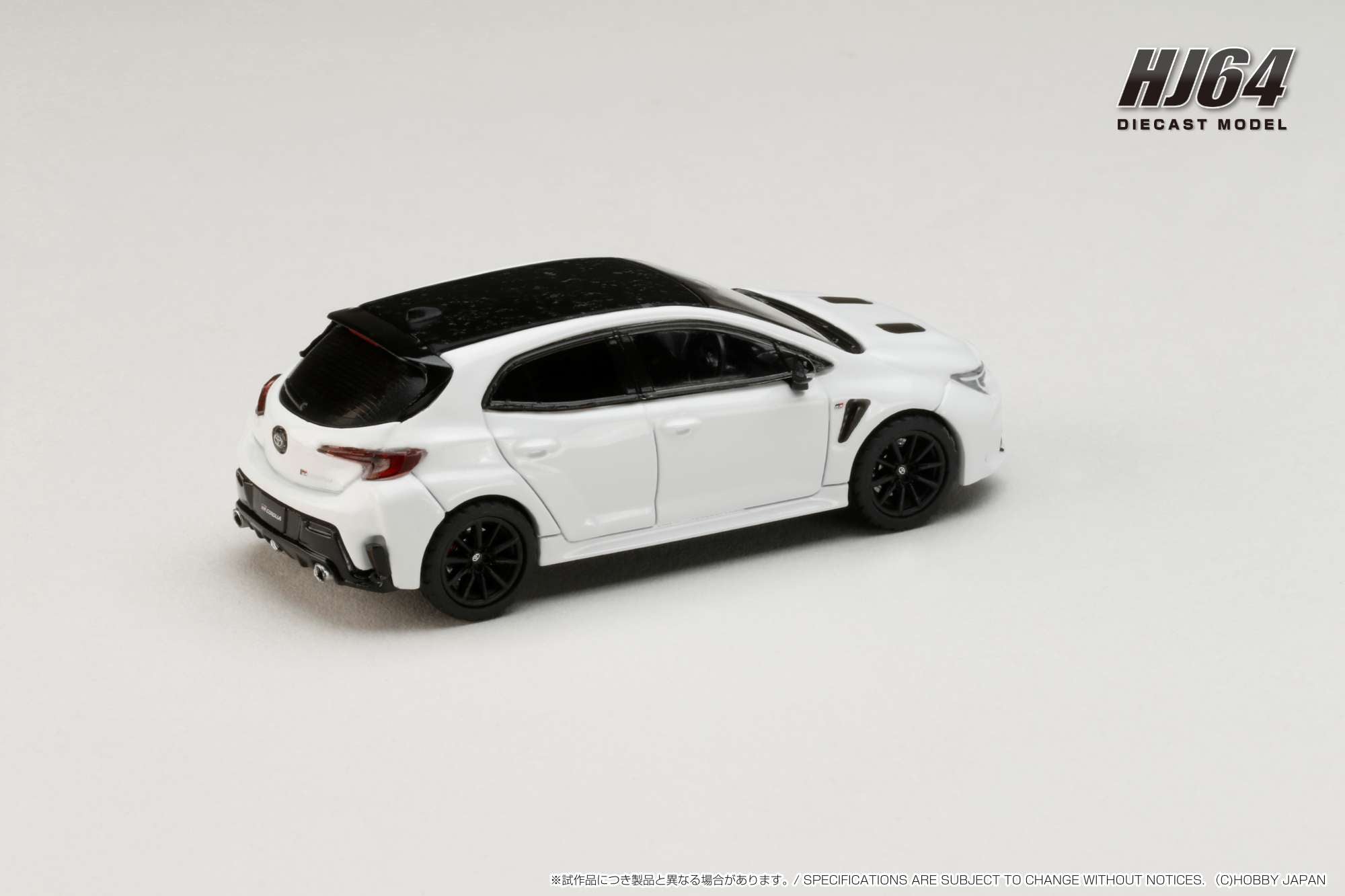 Hobby Japan 1:64 Toyota GR Corolla RZ in Super White II – Model