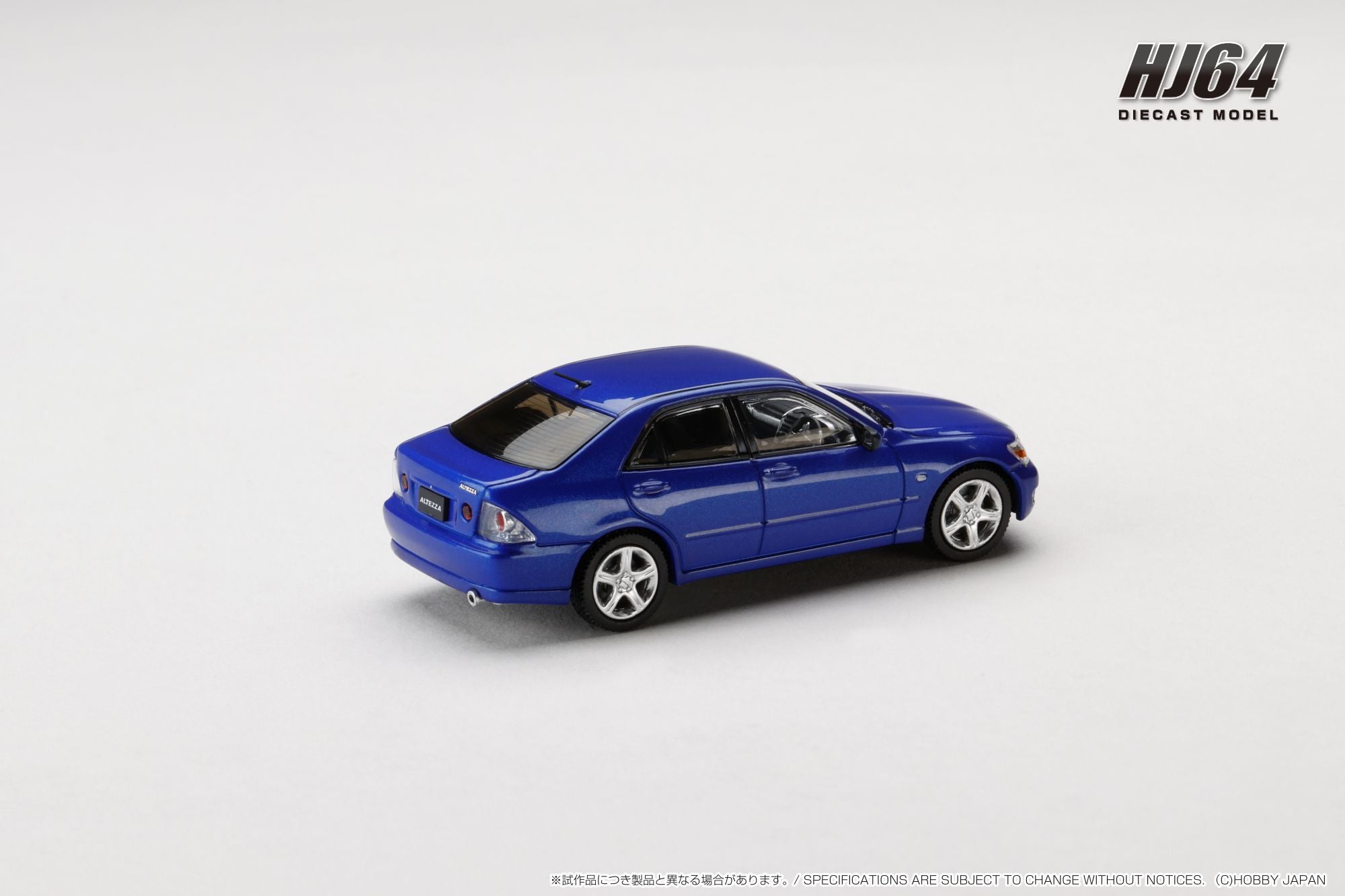 1/64 ALTEZZA RS200 (E10) 1998年モデル Hobby Japan 1:64 Toyota ALTEZZA RS200 (E10) 1998 in Silver