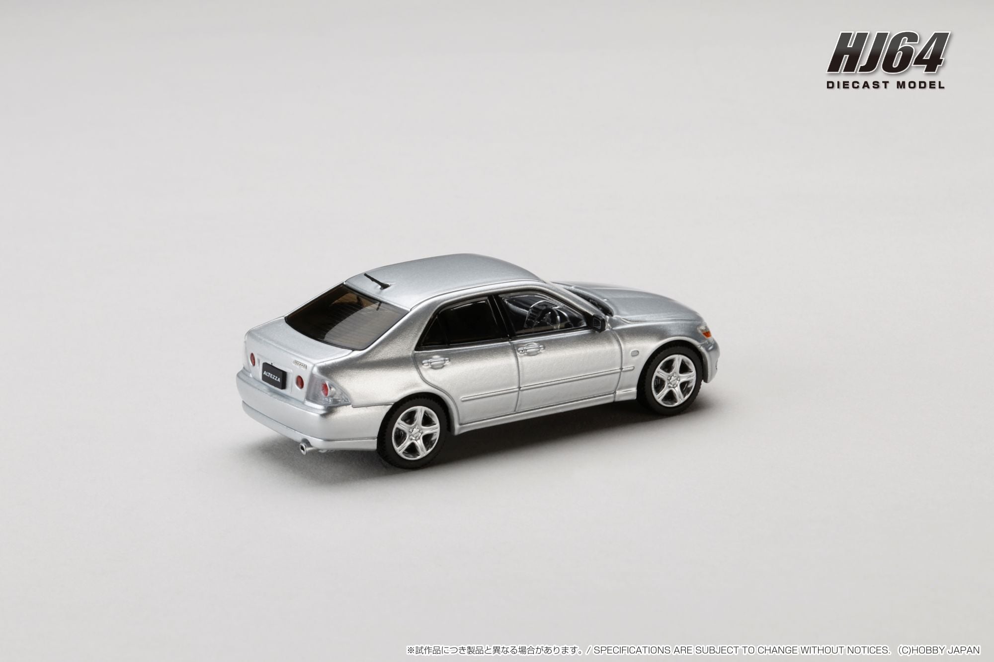 1/64 ALTEZZA RS200 (E10) 1998年モデル TOYOTA Altezza RS200 (E10) - 1998 - silver - Hobby Japan 1