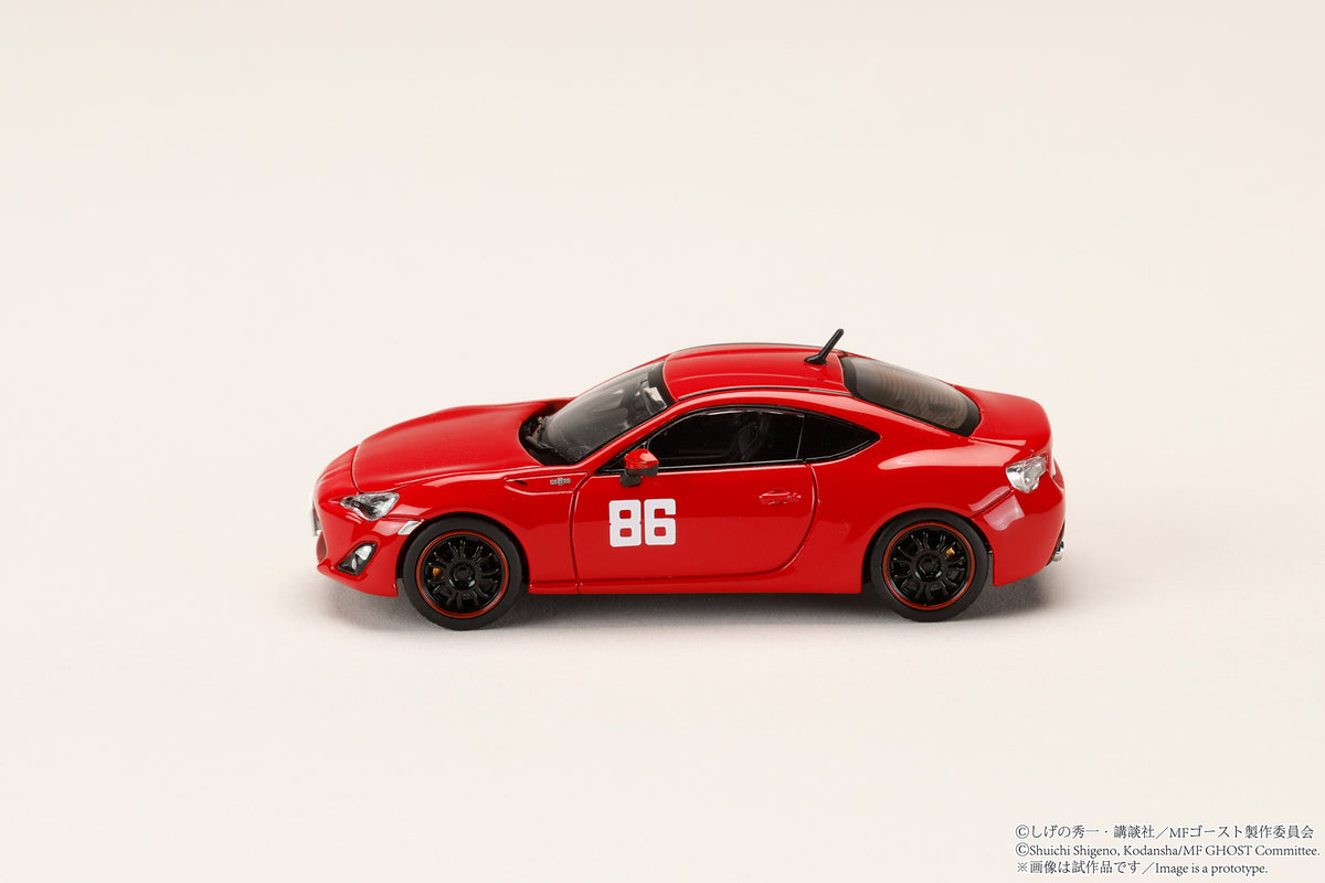 *PREORDER* Hobby Japan 1:64 Toyota 86 GT (ZN6) at Odawara Pikes Peak / MF GHOST – Kanata Katagiri
