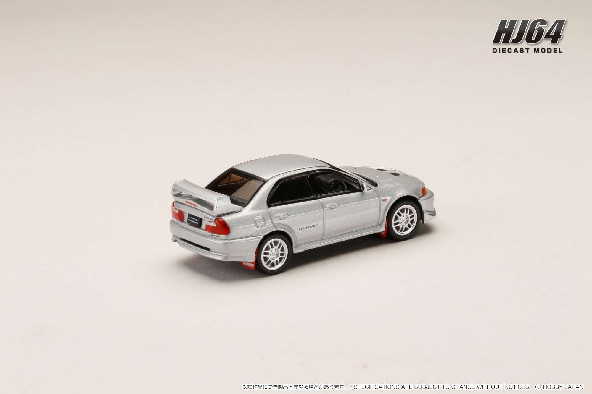 Hobby Japan 1:64 Mitsubishi Lancer GSR EVO V 1998 with Mud Flap in