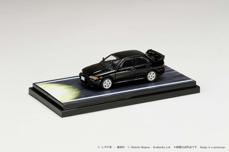 Hobby Japan 1:64 Mitsubishi Lancer RS Evolution Ⅲ / Initial D VS Ryosuke Takahashi with Kyoichi Sudo Figure