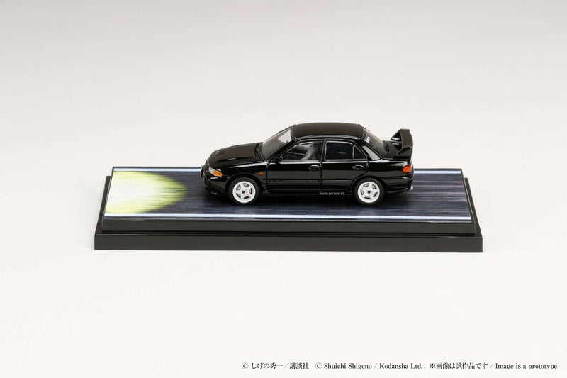 Hobby Japan 1:64 Mitsubishi Lancer RS Evolution Ⅲ / Initial D VS Ryosuke Takahashi with Kyoichi Sudo Figure