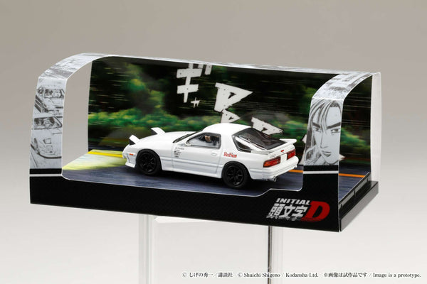 *PREORDER* Hobby Japan 1:64 Mazda RX-7 (FC3S) Initial D VS Kyoichi Sudo with Ryosuke Takahashi Figure