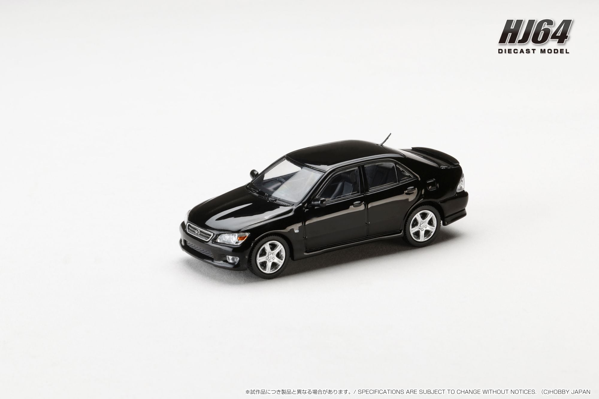 Hobby Japan 1:64 Toyota ALTEZZA RS200 (E10) 1999 in Black – Model