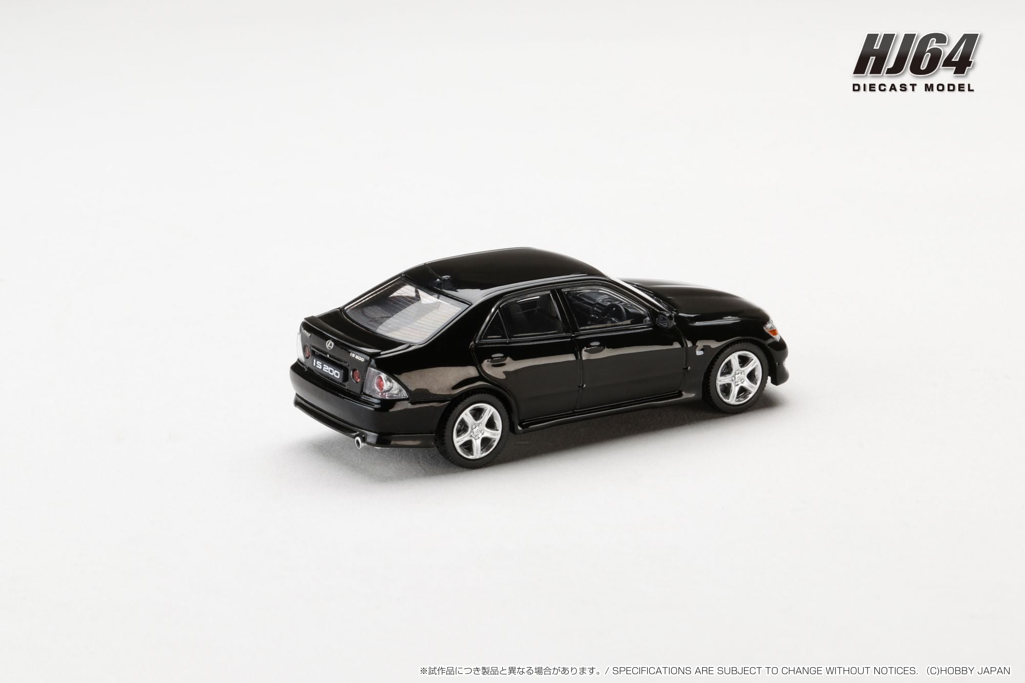 Hobby Japan 1:64 Toyota ALTEZZA RS200 (E10) 1999 in Black – Model