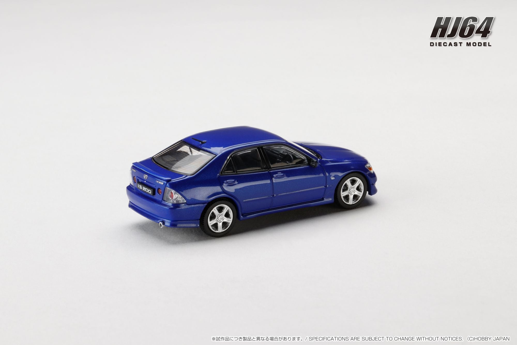 Hobby Japan 1:64 Toyota ALTEZZA RS200 (E10) 1999 in Blue – Model