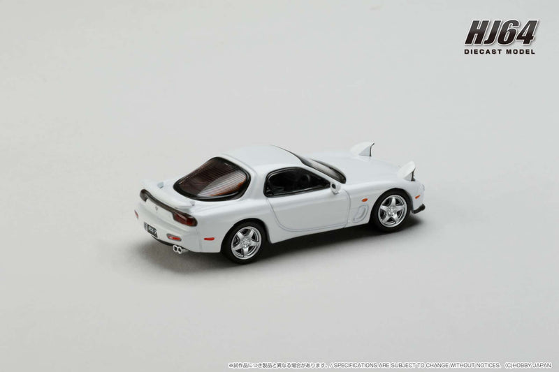 Hobby Japan 1:64 Mazda RX-7 (FD3S) Efini Type RS in Pure White