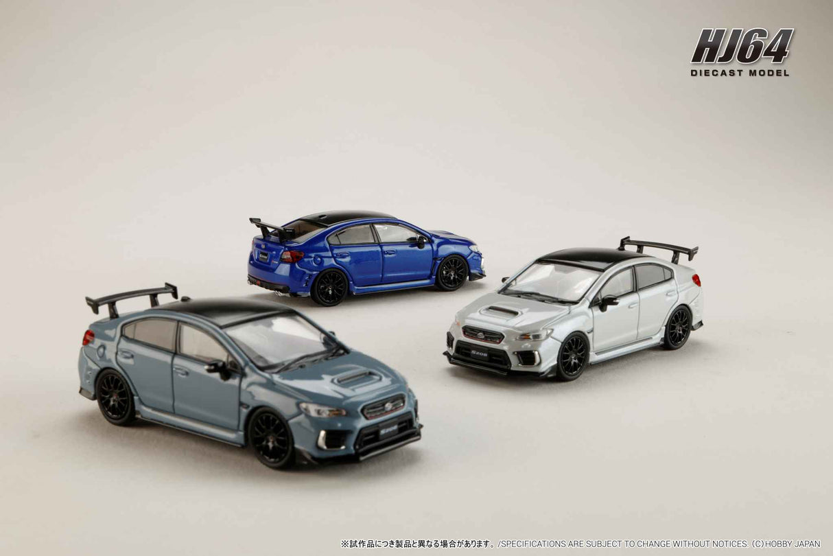 *PREORDER* Hobby Japan 1:64 SUBARU S208 NBR CHALLENGE PACKAGE in Crystal White Pearl