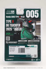 *PREORDER* Hobby Japan 1:64 Honda Civic Type-R (FL5) DK Tsuchiya 2025 "365"