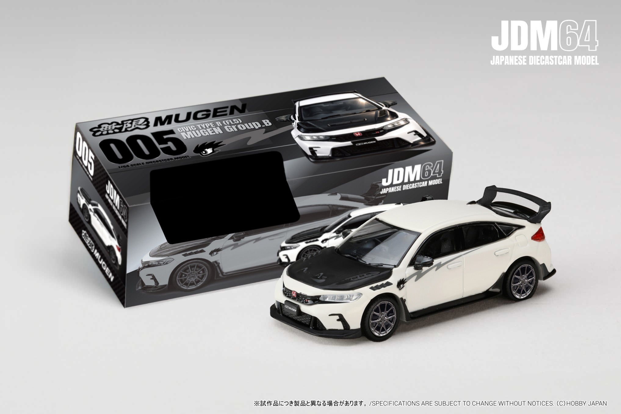 PREORDER* Hobby Japan 1:64 Honda Civic Type-R (FL5) MUGEN Group B