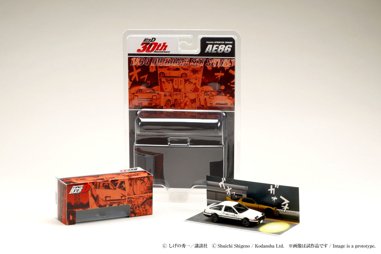 Hobby Japan 1:64 Toyota  SPRINTER TRUENO (AE86) / INITIAL D Takumi Fujiwara VS Keisuke Takahashi