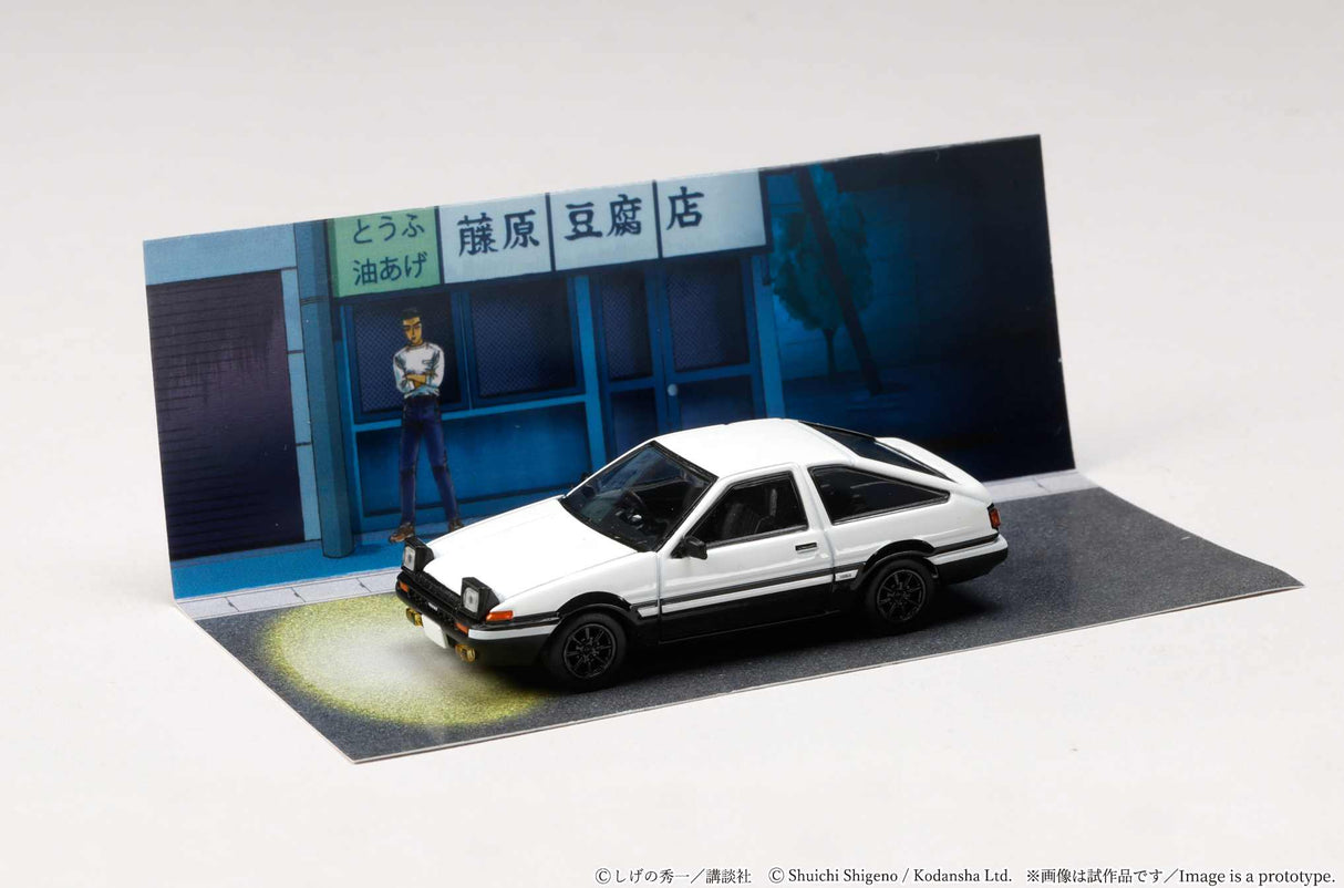 *PREORDER* Hobby Japan 1:64 Toyota SPRINTER TRUENO (AE86)/ INITIAL D Takumi Fujiwara  VS Takeshi Nakazato