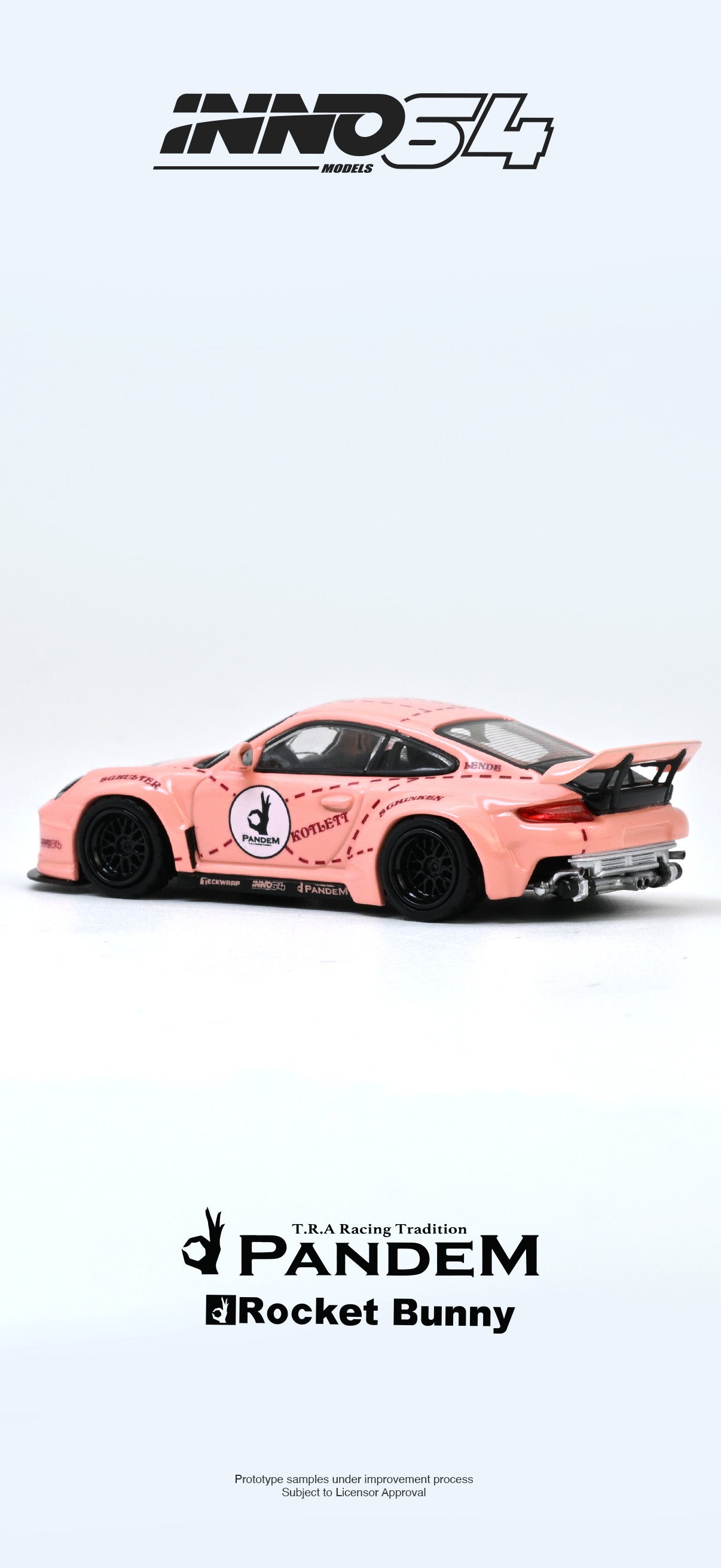 *PREORDER* INNO64 1:64 Porsche 997 PANDEM "PINK PIG" Edition