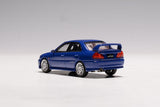 MotorHelix 1:64 Mitsubishi Lancer EVO IV in Icelle Blue