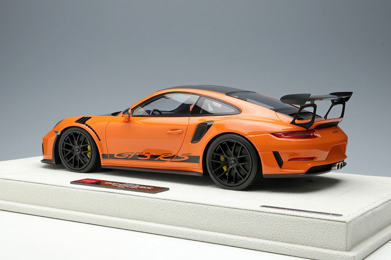 Make Up Co., Ltd / EIDOLON 1:18 Porsche 911 (991.2) GT3 RS Weissach Package 2019 in Orange