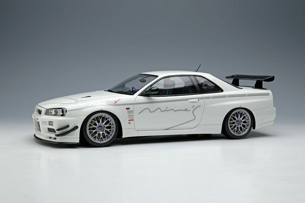 *PREORDER* Make Up Co., Ltd / Eidolon 1:18 Nissan Skyline GT-R (BNR34) Mine's V-spec N1 2021 with BBS Wheel