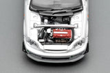 MotorHelix 1:64 Honda Civic Type-R (EK9) J's Racing in White