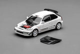 MotorHelix 1:64 Honda Civic Type-R (EK9) J's Racing in White