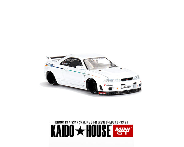*PREORDER* Kaido House 1:64 Nissan Skyline GT-R (R33) V1 in White