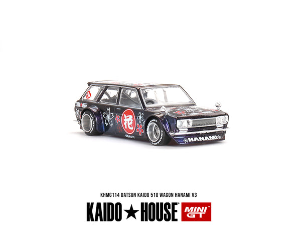 *PREORDER* Kaido House 1/64 Nissan Datsun 510 Wagon Hanami V3 in Magic Purple