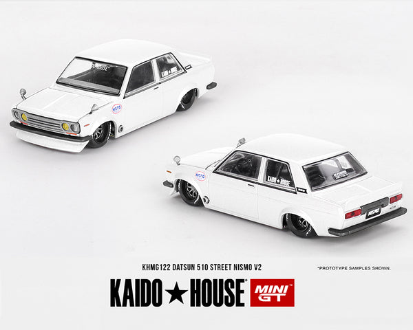 *PREORDER* Kaido House 1/64 Nissan Datsun Street 510 Racing V2 in White