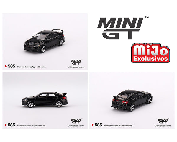 MINIGT 1:64 Honda Civic Type-R (FL5) in Crystal Black Pearl with Advan GT Wheels