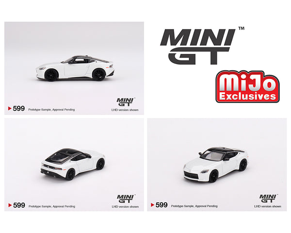 MINIGT 1:64 Nissan Z Performance 2023 LHD Version in Everest White