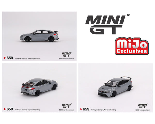 *PREORDER* MINI GT 1/64 Honda Civic Type R in Sonic Gray Pearl 2023